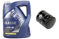 MotoröL ÖLfilter SM164 Set 10W40 5 Liter FüR Land Rover Freelander MG Rover