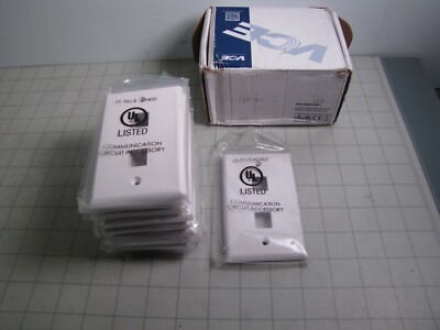 10-pk VCE A175-2-10P-US 2-Port Keystone Wall Plate for Jack & Module Inserts NEW