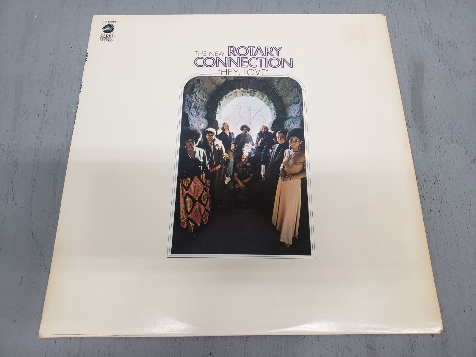 NEW ROTARY CONNECTION Hey Love CADET CONCEPT 1971 Psych VG+ VINYL LP