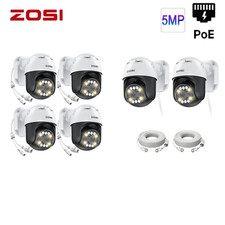 ZOSI 3K 5MP POE PT Security IP Add on Camera AI Face/Car Detection Auto Tracking