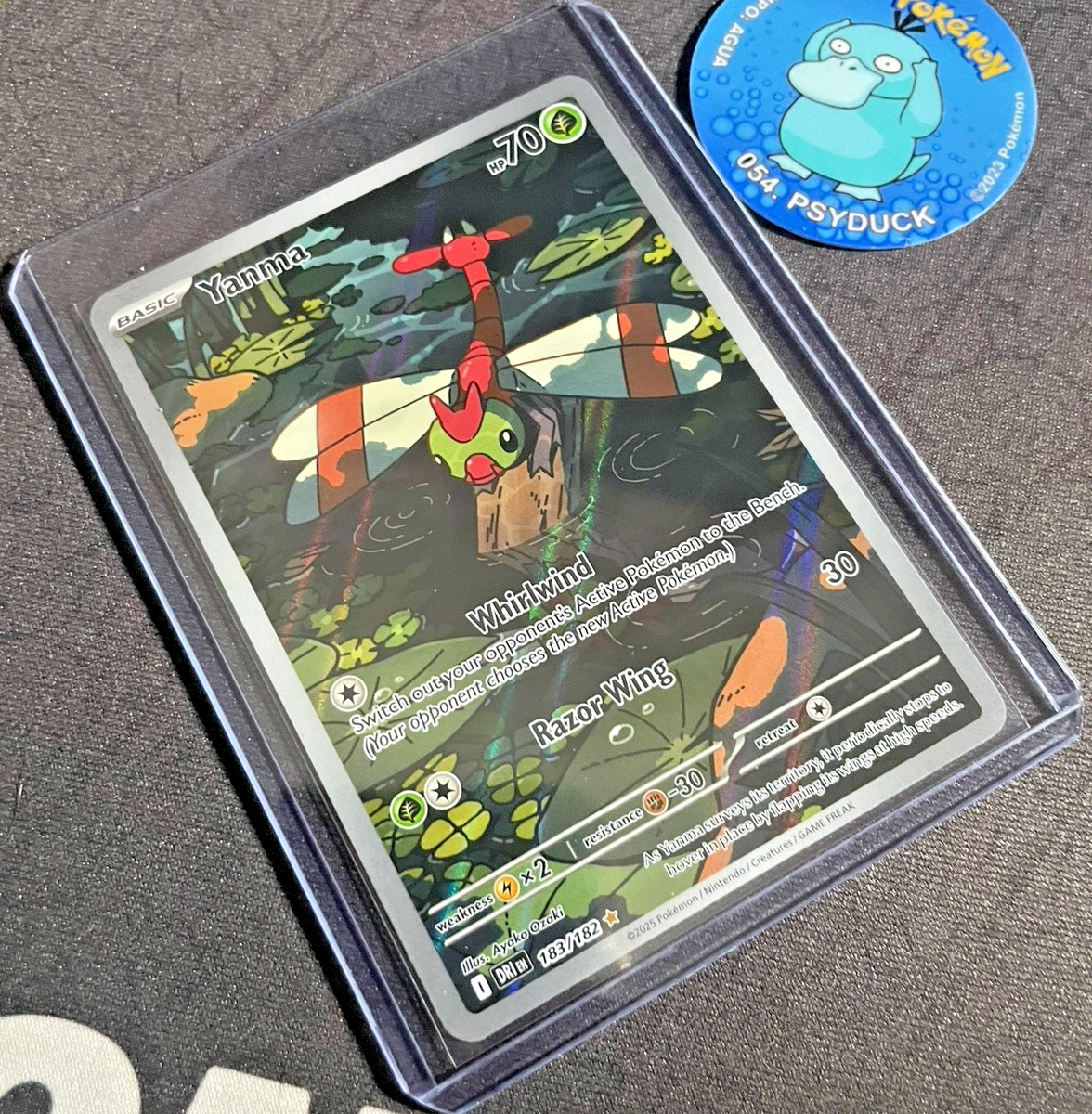 Yanma 183/182 ILLUSTRATION RARE Destined Rivals Pokemon TCG MINT PRERELEASE 