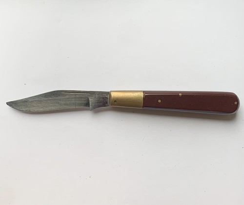 Vintage Bullet Style 1 Blade Folding Pocket Knife Pakistan Stainless Steel - Picture 4 of 8
