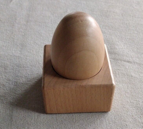 Lovevery Play Wooden Egg and Cup Baby Montessori Wood Toy The Explorer Hand Eye