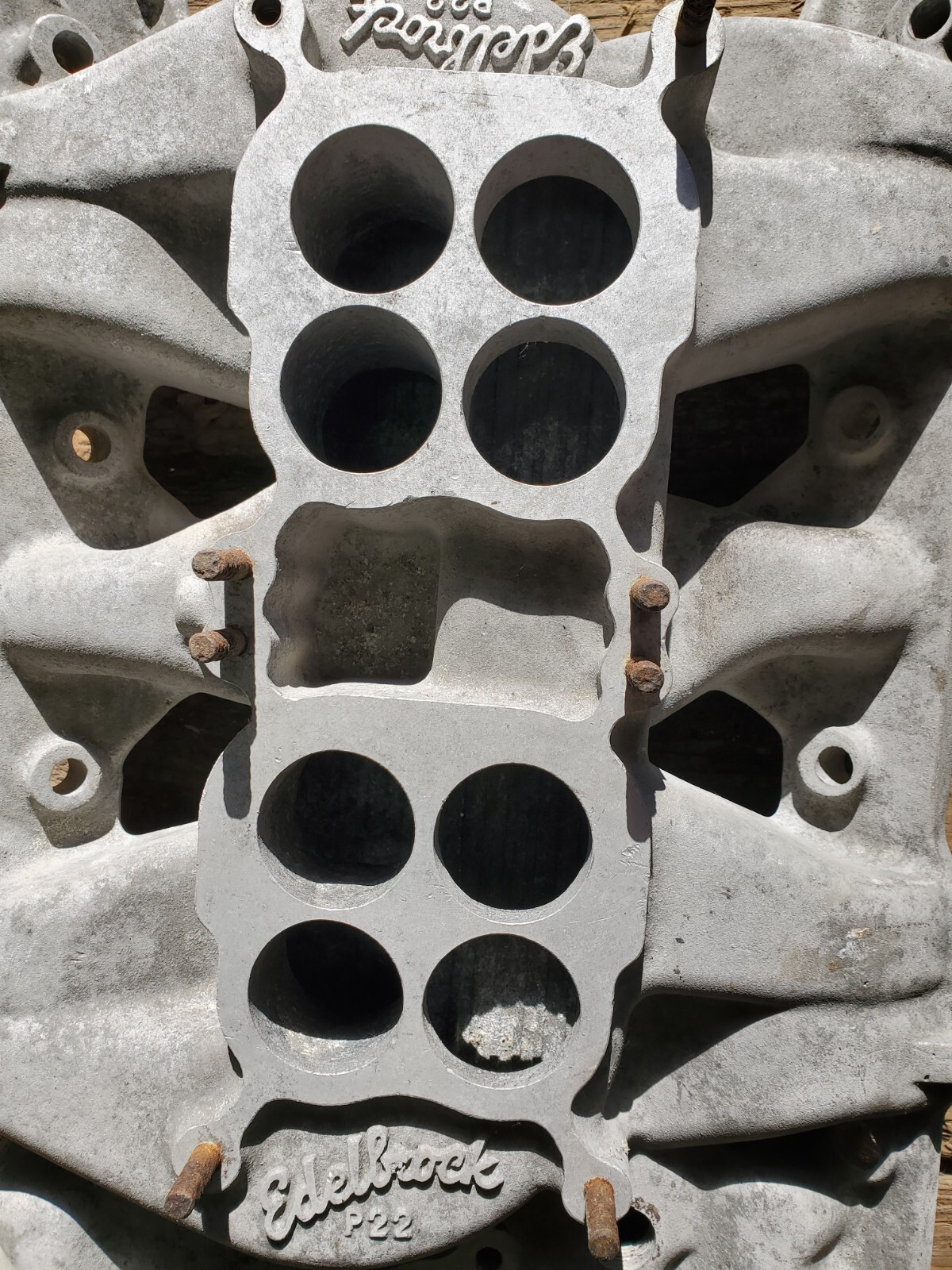 Edelbrock P22 Pontiac 389 421 DUAL QUAD 2x4 Intake Manifold 1957 64 eBay