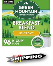 Keurig Green Mountain Breakfast Blend Coffee K-cups 96 Count Light Roast