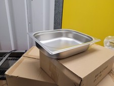Gastronorm Pan 1/2 Size Stainless Steel Bain Marie Pot Food Storage Commercial 