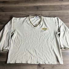 VTG Green Bay Packers Sweatshirt Mens XL 1999 NFL Football Embroidered V Neck