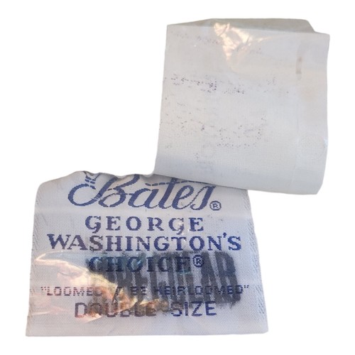 Vgt Bates George Washington Choice 2000 Antique White Bedspread Full Double New - Picture 8 of 17