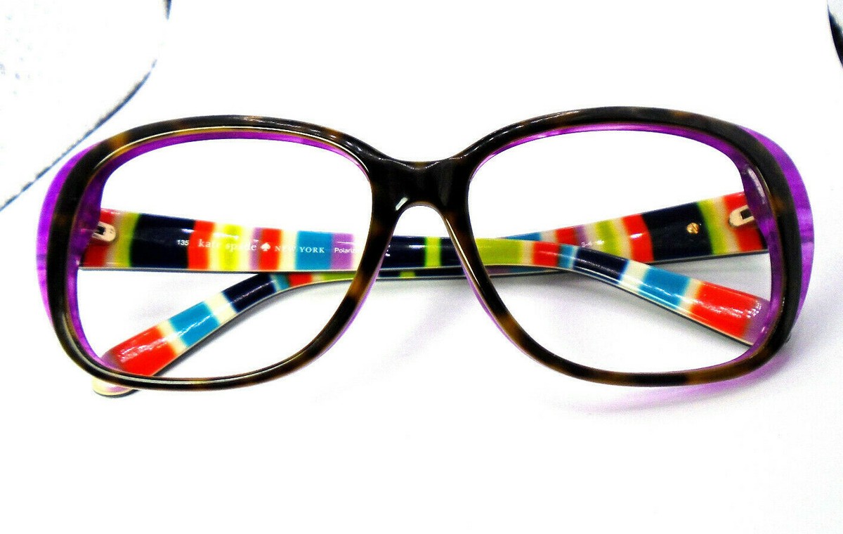 Kate Spade HILDE/P/S X72P Tortoise/Purple 54-18-135  display picture 1