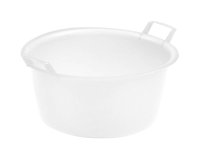 Round Basin Polythene 50 cm White Stefanplast