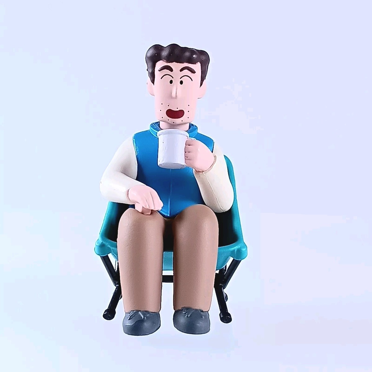 Hiroshi Nohara Crayon Shin-chan 30th Camp Mascot Figure Bandai
