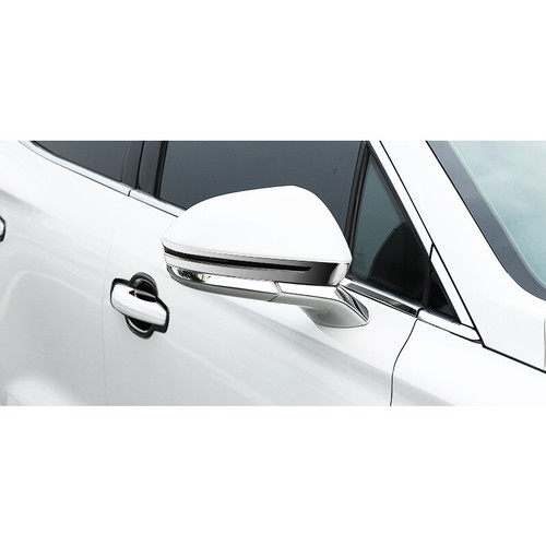 Stainless Polished Chrome Door Handle Accent Trim 4PC Compatible With Lincoln Mkc 2015 2019 4 Door Suv