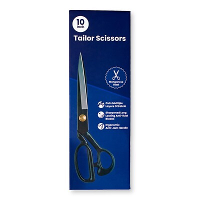 Keedil  Manganese (10 Inch) Steel Tailor Professional Fabric Scissors