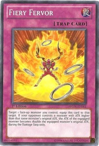 Fiery Fervor - PHSW-EN064 - Common - 1st Edition x3 - Lightly Played