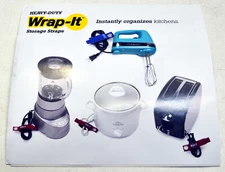 Heavy Duty Wrap-It Storage Straps 10-Piece Set 25-50 Lbs holding weight