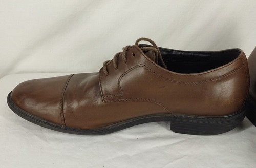 Bostonian Wenham elegante Schuhe Herren Kappe Zehe Leder Oxford Größe 9,5 Schnürschuhe braun - Bild 6 von 9