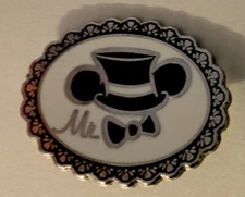 Disney Pin 74250 Mr Groom Wedding Ear Hat Wedding Marriage Love Top Hat Bow Tie
