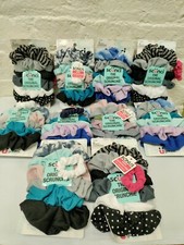 2 Pack SCUNCI NO DAMAGE HAIR SCRUNCHIES - 6 PCS EA, Colors Vary Bonus Mini One