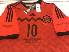 ADIDAS MEXICO C. BLANCO SOCCER JERSEY LAST GAME STADIO AZTECA SIZE XL AMERICA