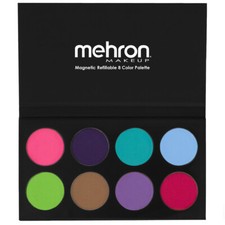 MEHRON PARADISE CAKE WATER BASE AQ FOUNDATION 8 COLOR PALETTE FACE MAKEUP 808