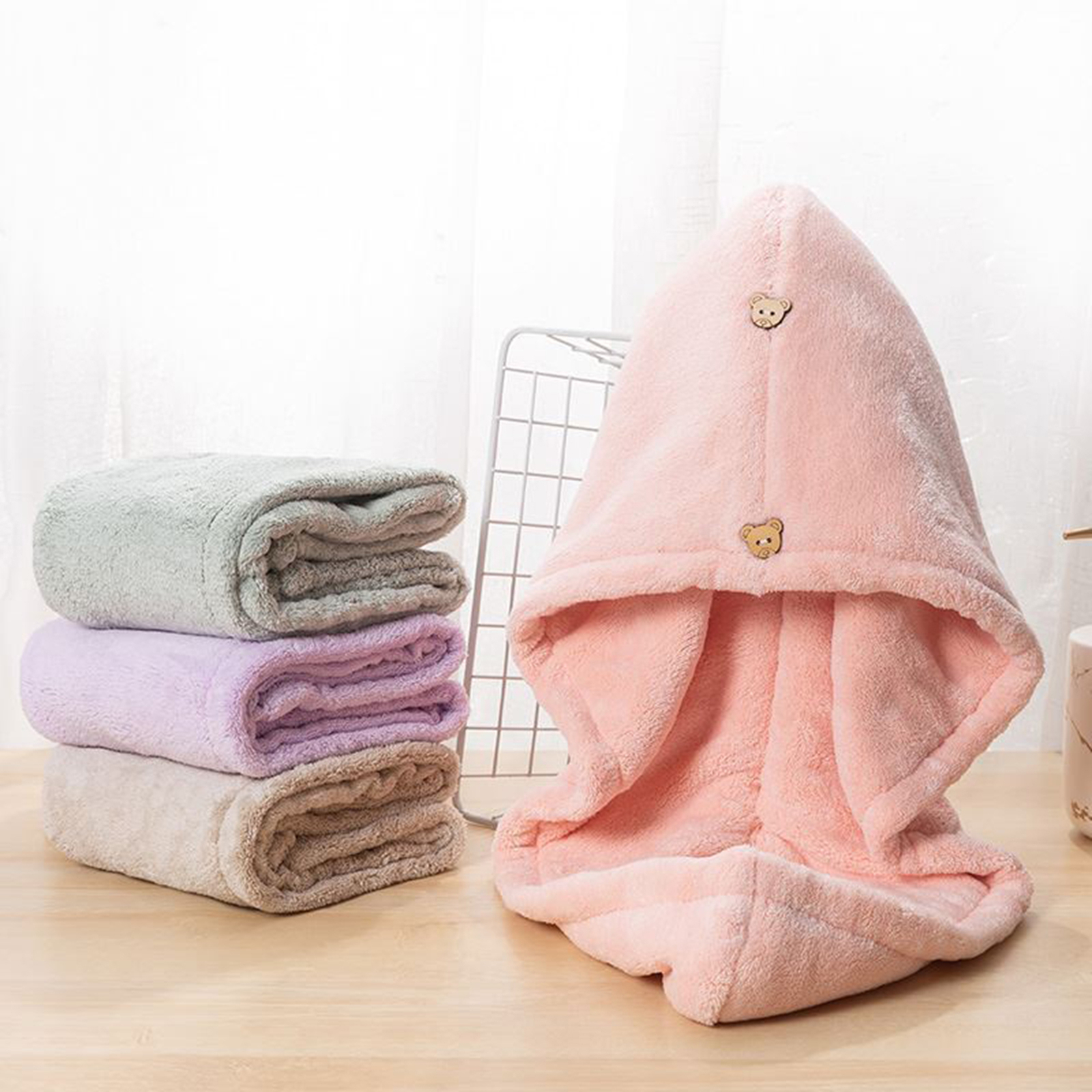 Hair Towel Quick Dry Multipurpose Womens Girls Ladies Hair Drying Towel