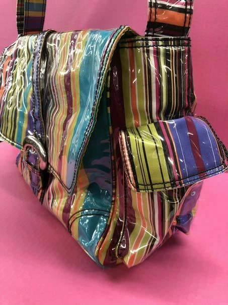 Kalencom laminated messenger diaper bag - Image 4 of 4