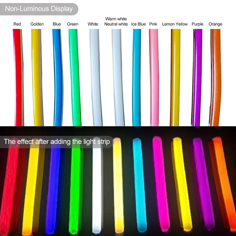 6mm Separate Silicon Neon Flexible Bendable DIY Sign 12V S Shape Led Strip Light - Image 4 of 4
