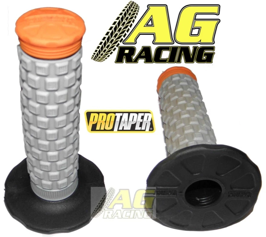 Pro Taper Oreiller Haut Gris Noir Orange Poignées Pour Honda Cr Crf XR XL CRM MX - Photo 1/1