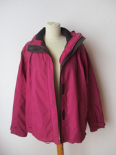 Schöffel Damen Outdoor Jacke Gr. 46 rot Kapuze Venturi Reißverschluß