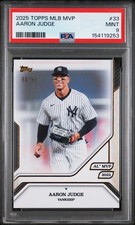 2025 Topps MLB MVP Aaron Judge /99 PSA9