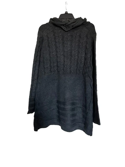 Mujer Gris Tejido con Cable Capucha Cuello Suéter Túnica Manga Larga Otoño Invierno Nuevo con Etiquetas Foto 2 de 4