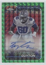 2024 Topps Chrome Rookie Green Geometric Refractor 47/99 Tyler Guyton Auto 3hd