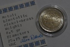 &Ouml;STERREICH 2 EURO 2007 ROM VERTRAG MIT COA B56 #91 CG25