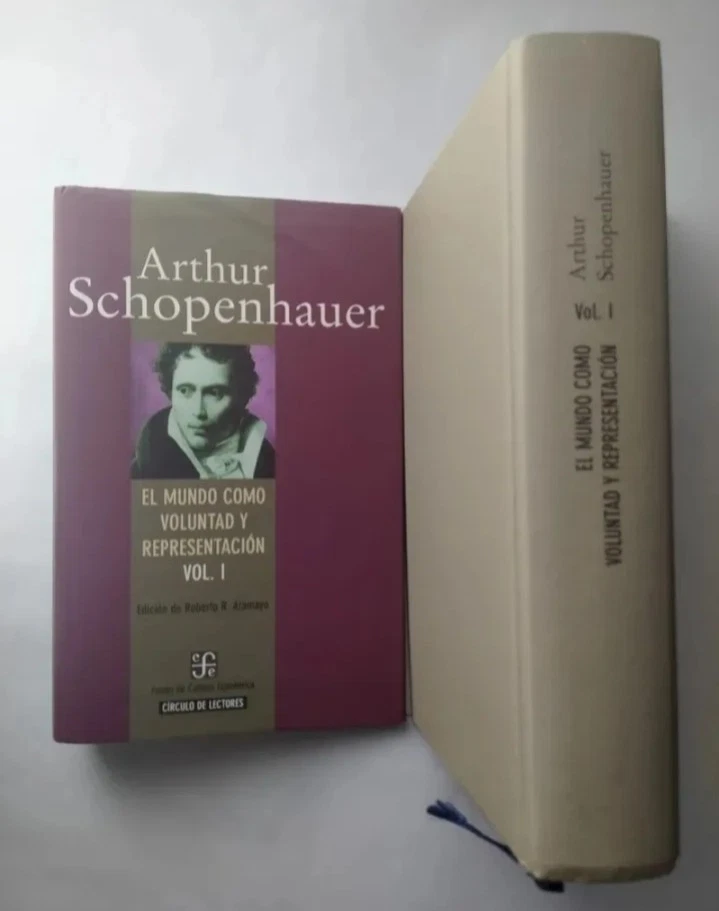 LIBROS FILOSOFÍA. ARTHUR SCHOPENHAUER. EL MUNDO COMO VOLUNTAD Y REPRESENTACIÓN. - Imagen 3 de 4