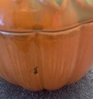 Pumpkin Harvest Ceramic Salt and Pepper Shakers, Bowl & Spoon Rest For Fall — photo 6