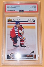 Brett Hull 1991-92 Upper Deck 1992 NHL All-Star MVP PSA 10 #622 Pop 1 of 17 Card