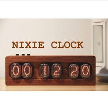 IN12 Nixie Tube Clock   Retro Desktop Clock Digital Clock   Decoration *ad