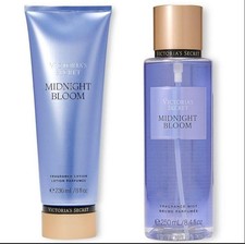 Set of Victoria's Secret Midnight Bloom Body mist Perfume  Body Lotion Set