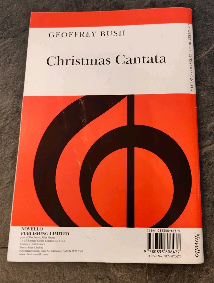 Christmas Cantata Geoffrey Bush Novello Soprano Solo String Orchestra And Oboe - Image 4 of 4