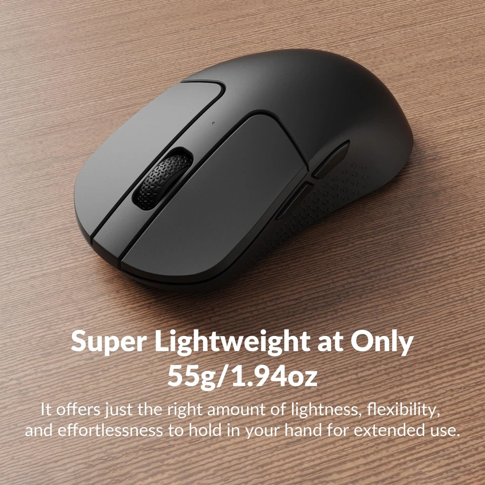 M3 Mini Wireless Optical Mouse, Bluetooth 5.1/2.4 GHz/Wired Gaming Mouse, Pro... - Image 4 of 4