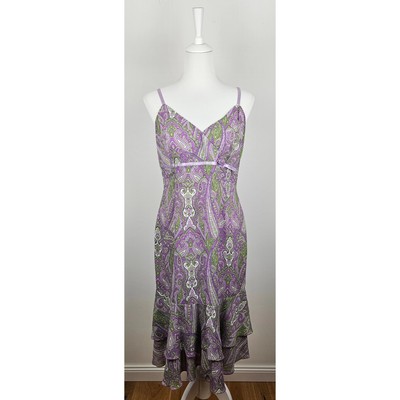 APART wunderschönes Damen Kleid Gr. 40 L paisley bunt Frühling Sommer Träger