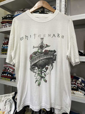 Rare Whitesnake Rock Band Unisex Cotton T-Shirt Full Size RS325