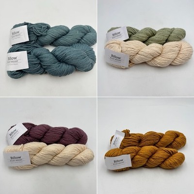 2 Skeins Cotton Yarn Knit Picks BILLOW Bulky Weight 120 Yds Cotton Soft U Pick