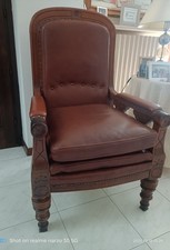 poltrona in pelle vintage