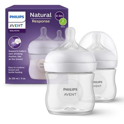 Philips AVENT Babyflaschen   2x Babyflaschen, 125 ml, für Neugeborene