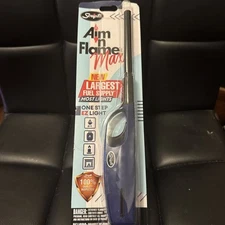 Scripto Multi Purpose, BBQ, Camping, Durable Aim'n Flame II Lighter Assort Color