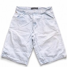 Y2K Vintage South Pole Skater Grunge Hip Hop Baggy Street Fit Denim Shorts Sz 38