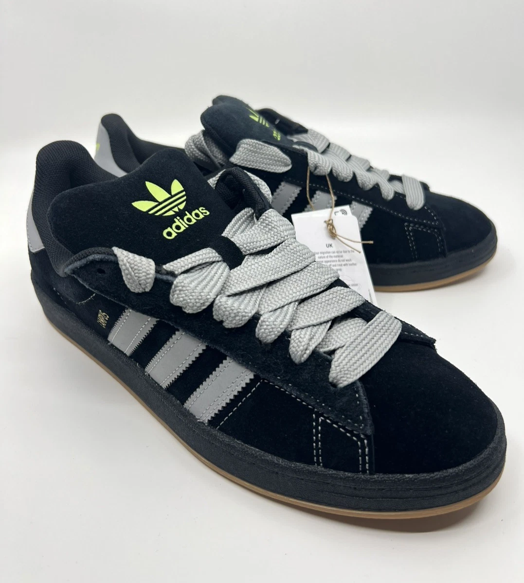 campus90s adv スケシュー ADIDAS CAMPUS 90S ADV SHOES BLACK/GREY– Relief Skate Supply