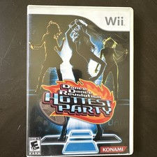 Dance Dance Revolution Hottest Party Konami Nintendo Wii Instructions & Case