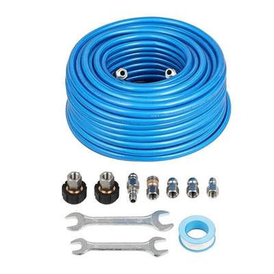 #ad 100FT Sewer Jetter Kit for Pressure Washer 5800PSI Drain Cleaner Hose 1 4quot; Q... $72.42